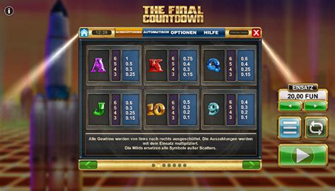  the final countdown casino/service/aufbau